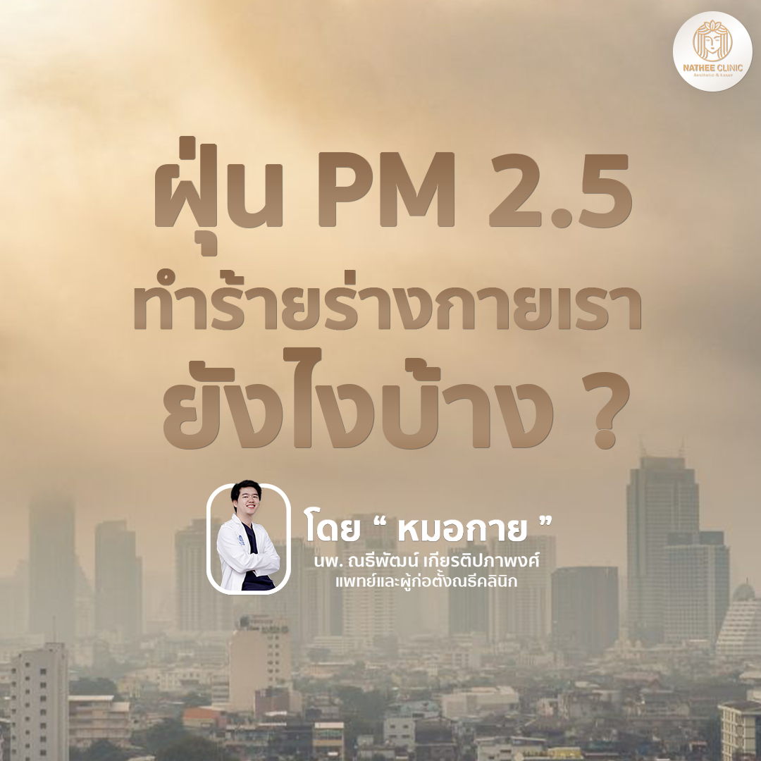 ฝุ่น PM 2.5 ทำร้ายเราอย่างไรบ้าง